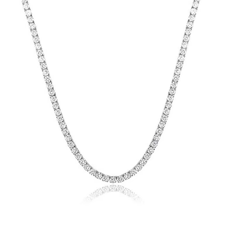 18K Gold Plated Zircon Tennis Choker Necklace