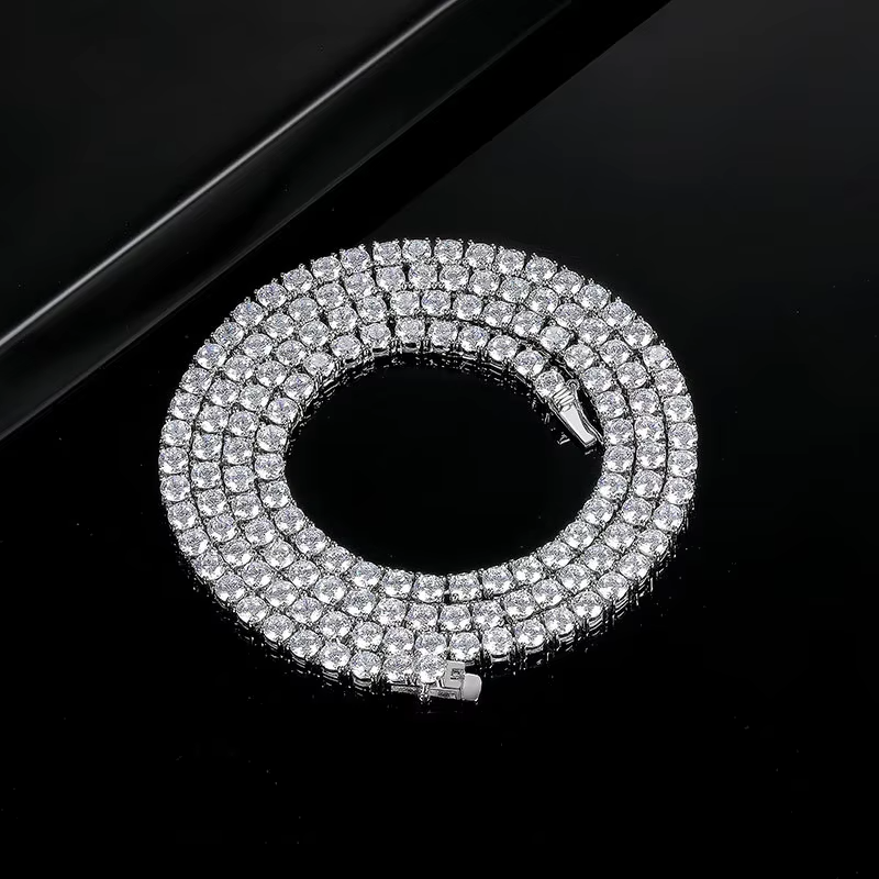 18K Gold Plated Zircon Tennis Choker Necklace