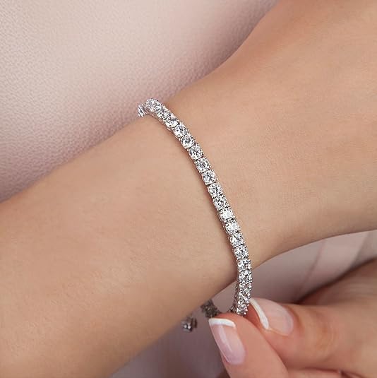 Tennis Bracelet 3mm Silver
