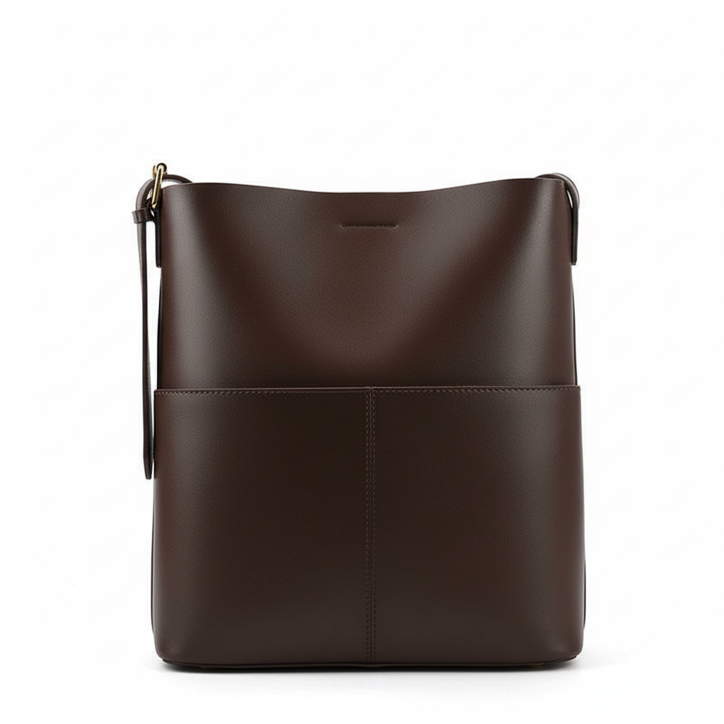 Leather Bucket Bag
