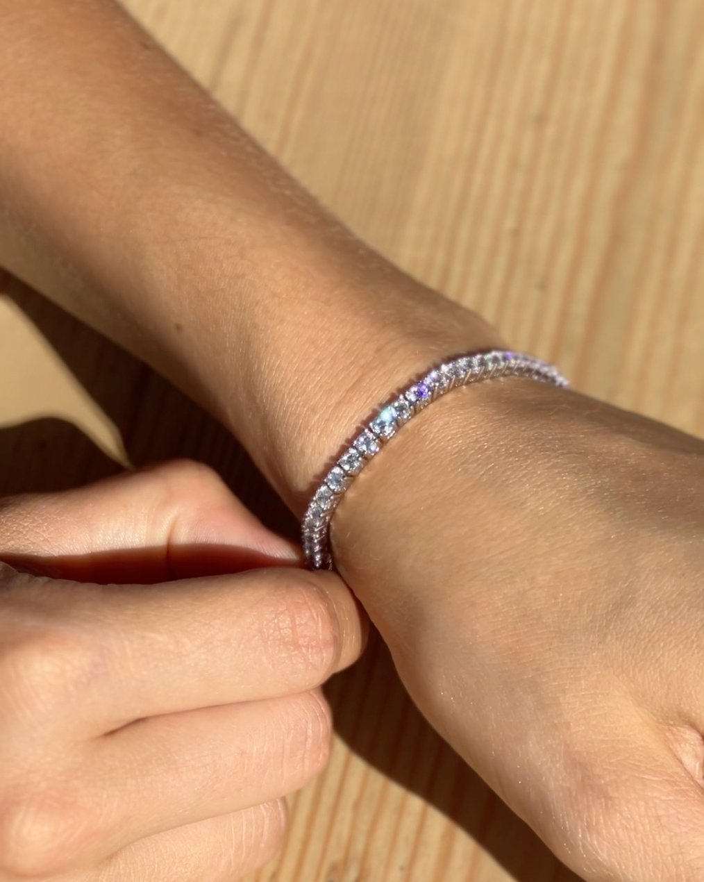 Tennis Bracelet 3mm Silver