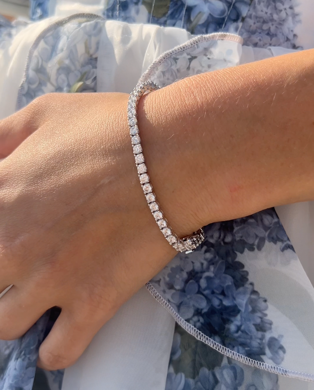 Tennis Bracelet 3mm Silver