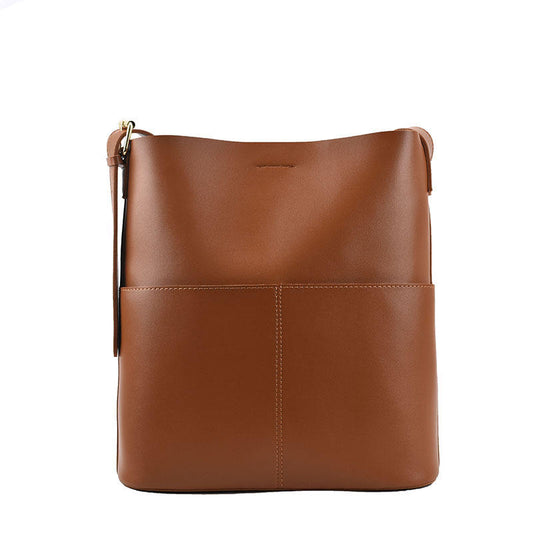 Leather Bucket Bag