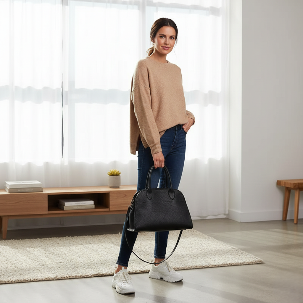 Margot Soft Leather Tote Handbag