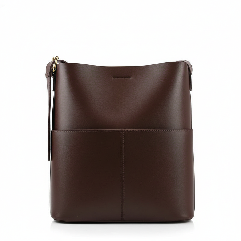 Leather Bucket Bag