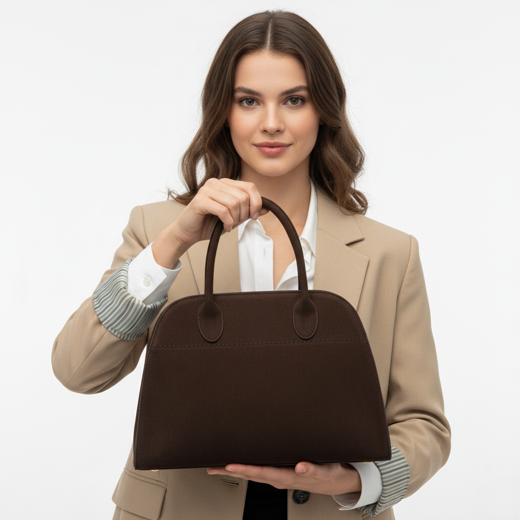 Classic Suede Large Capacity Tote Handbag