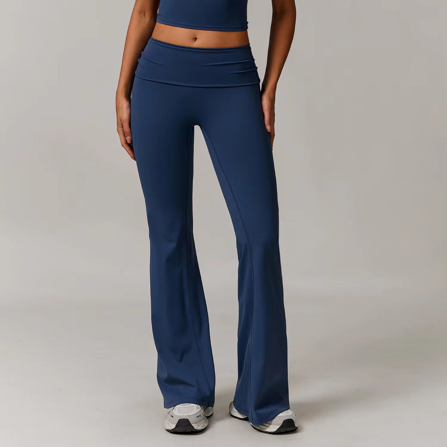 Recycled High-Waist Flared Yoga Pants