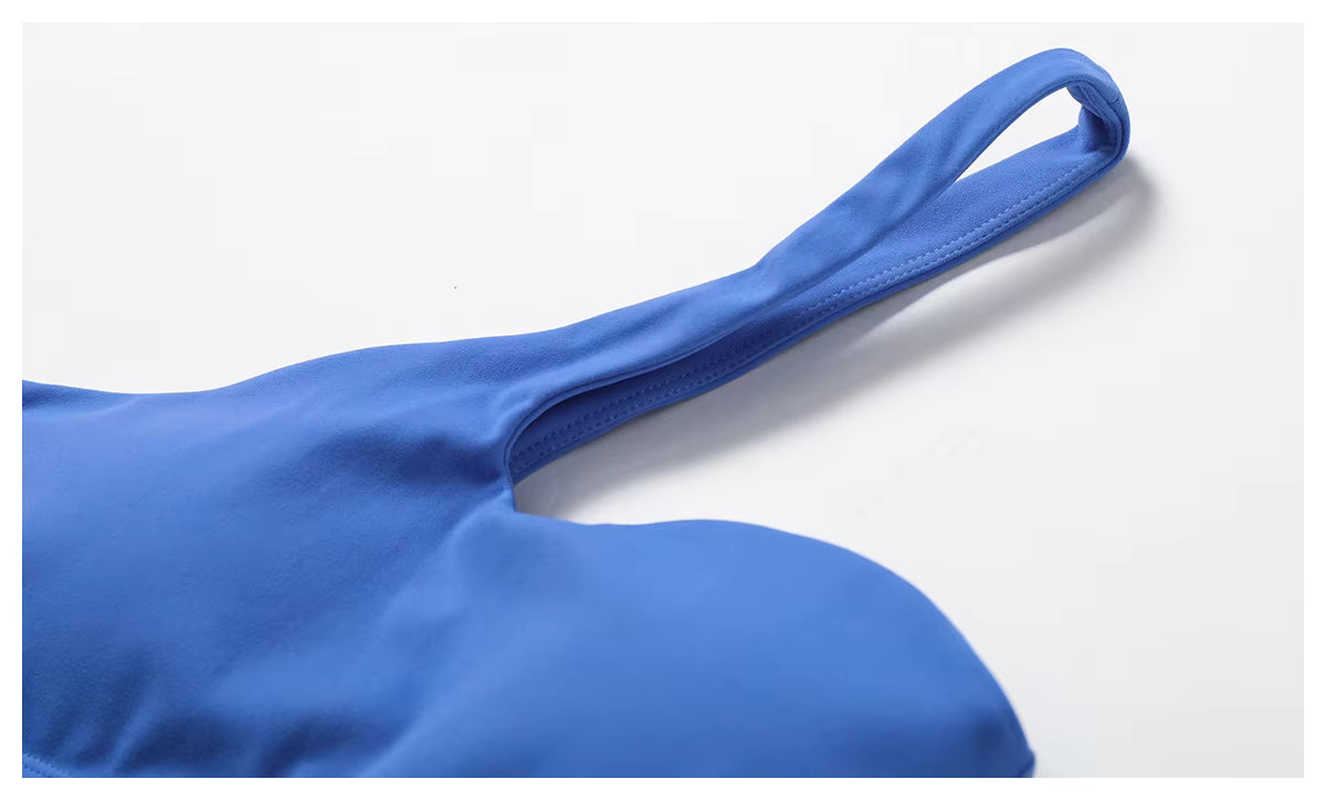 One-Shoulder Shockproof Sports Bra