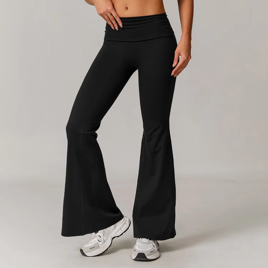 Recycled High-Waist Flared Yoga Pants