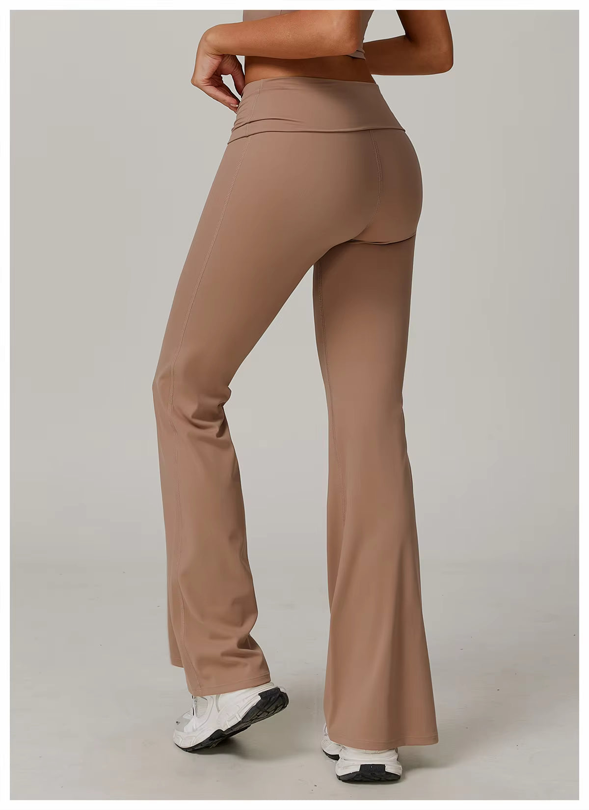 Recycled High-Waist Flared Yoga Pants