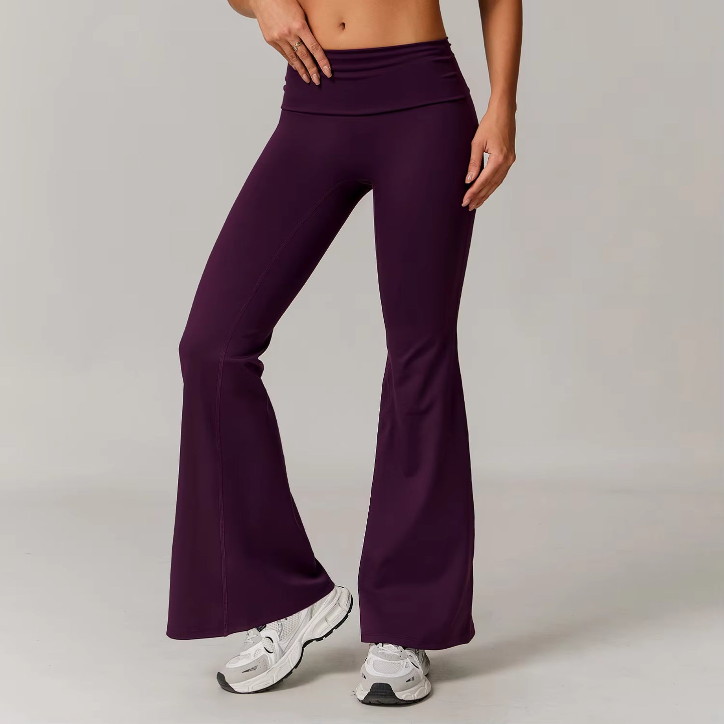 Recycled High-Waist Flared Yoga Pants