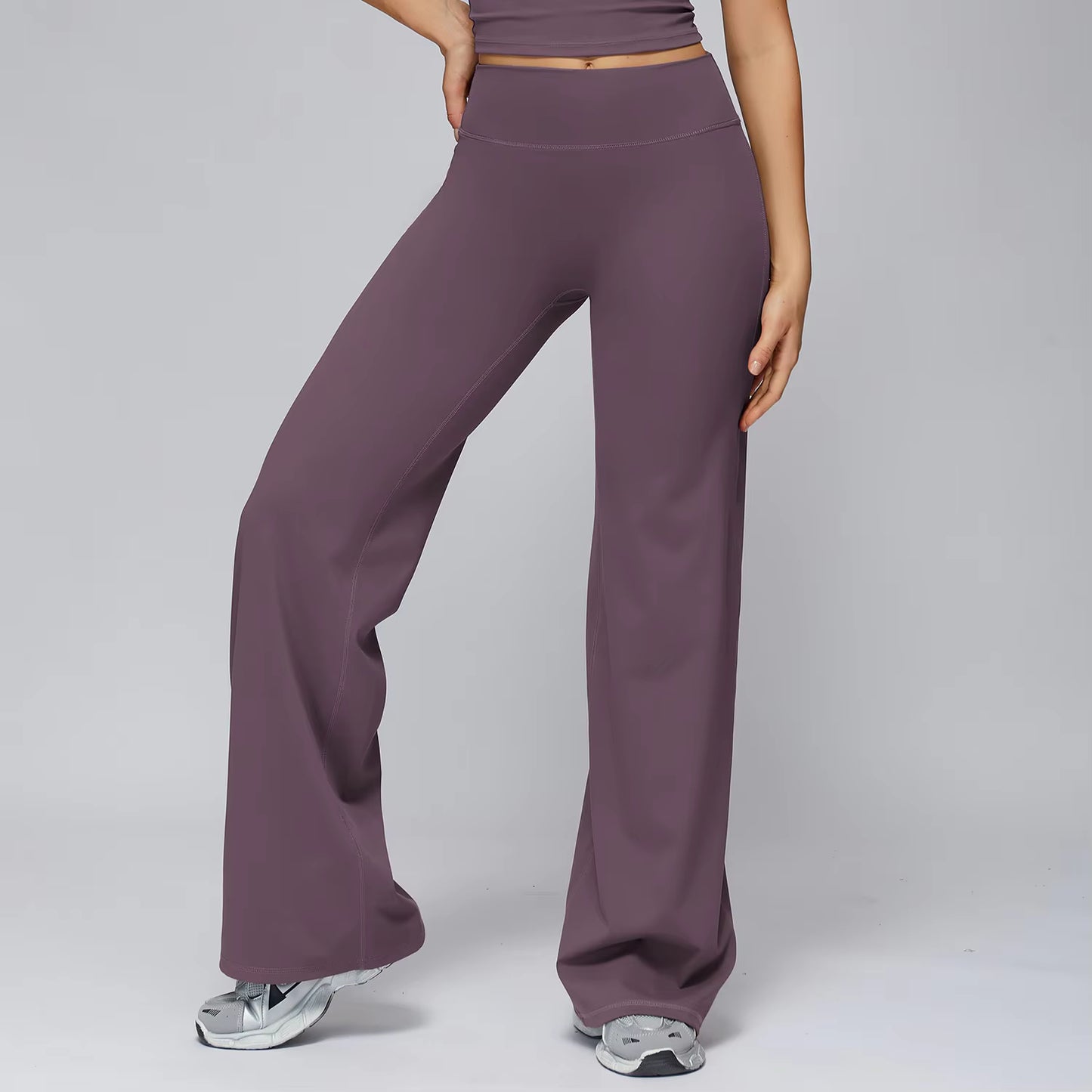 High-Waist Wide-Leg Yoga Pants