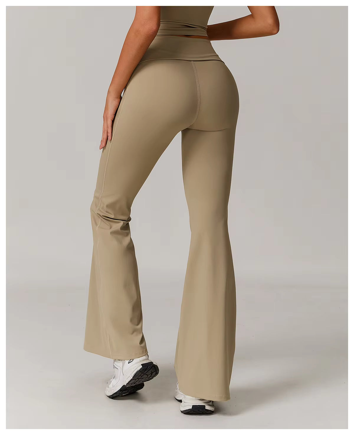 Recycled High-Waist Flared Yoga Pants