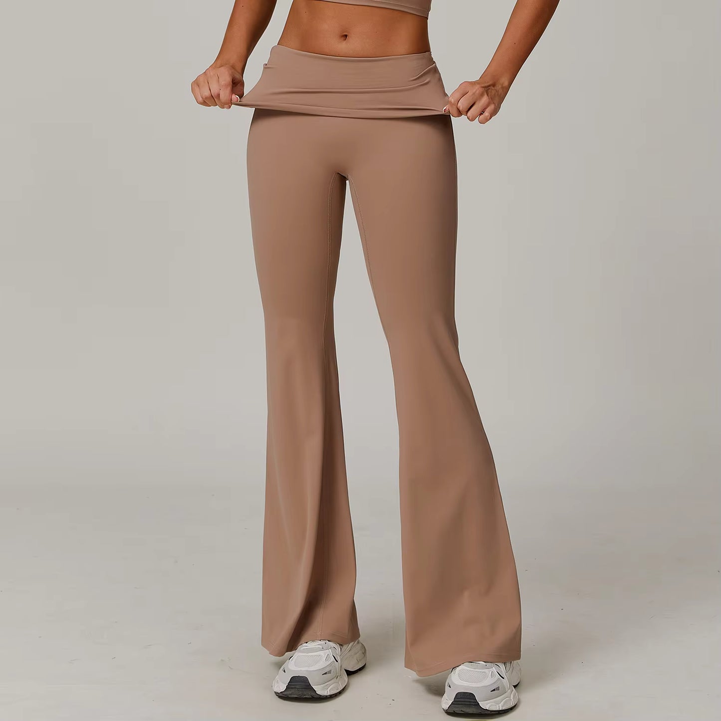 Recycled High-Waist Flared Yoga Pants
