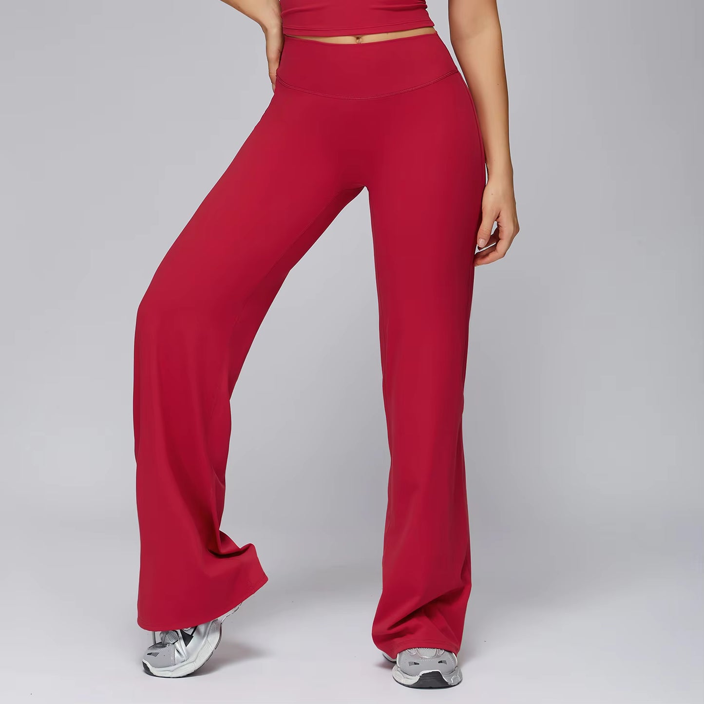 High-Waist Wide-Leg Yoga Pants
