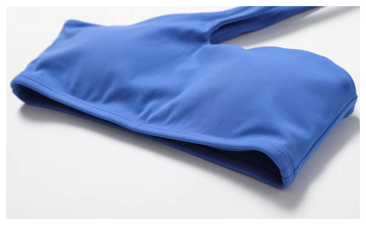 One-Shoulder Shockproof Sports Bra