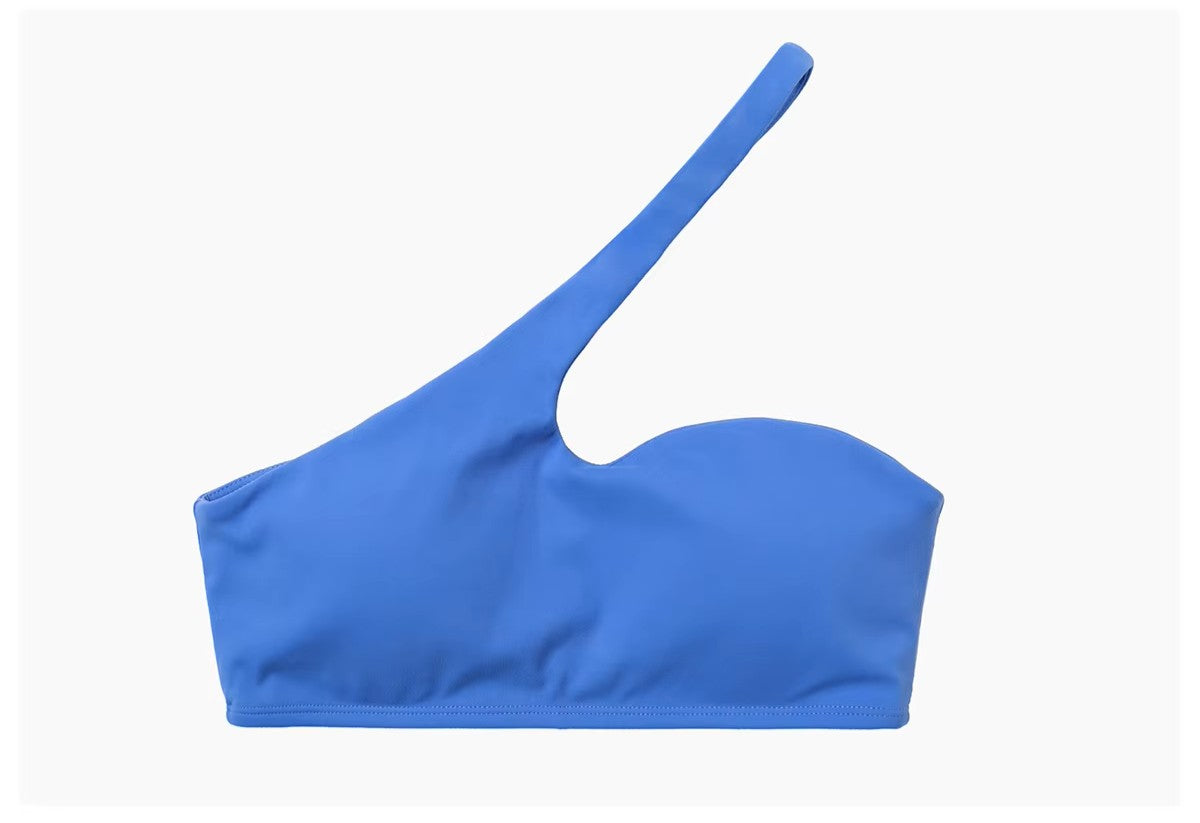 One-Shoulder Shockproof Sports Bra