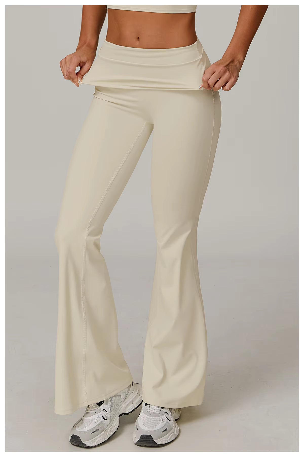 Recycled High-Waist Flared Yoga Pants