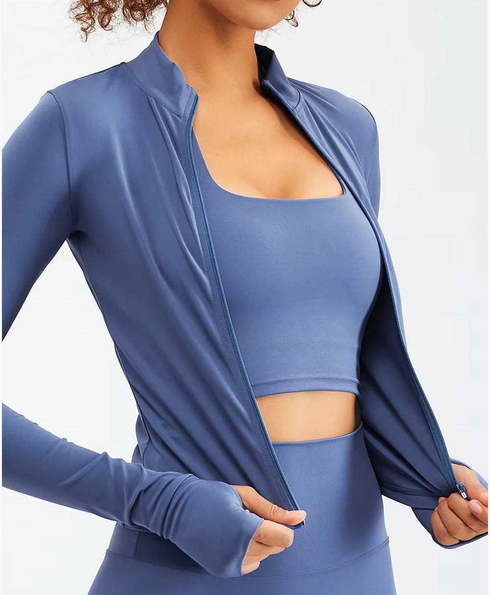 3-Piece Set | Jacket, Sports Bra & High-Waist Leggings