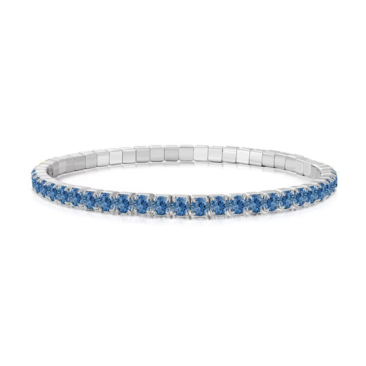 Birthstone Tennis Bracelet Blue