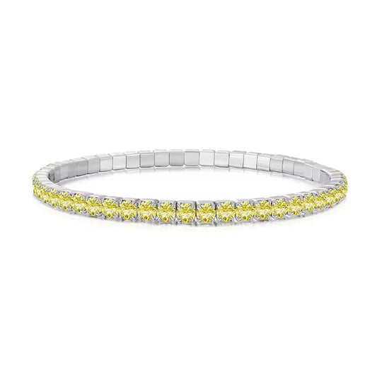 Birthstone Tennis Bracelet Yellow